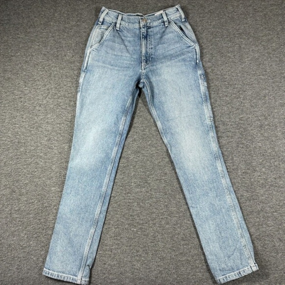Hudson Holly Carpenter Jeans Womens 24 Light Wash Denim